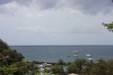 Guadeloupe 2015 - Blick auf die Ankerbucht von Deshaies